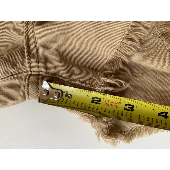 Free People Distressed Fray Hem Jean Shorts 24 - Picture 15 of 15